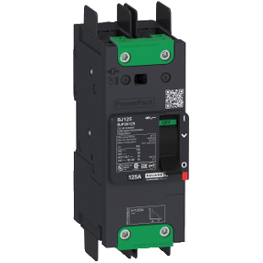 Schneider Electric Molded Case Circuit Breaker; 2-Pole; 40A; 600VAC/250VDC; 18kA @ 480VAC; Bus Bar (no lugs); UL 489